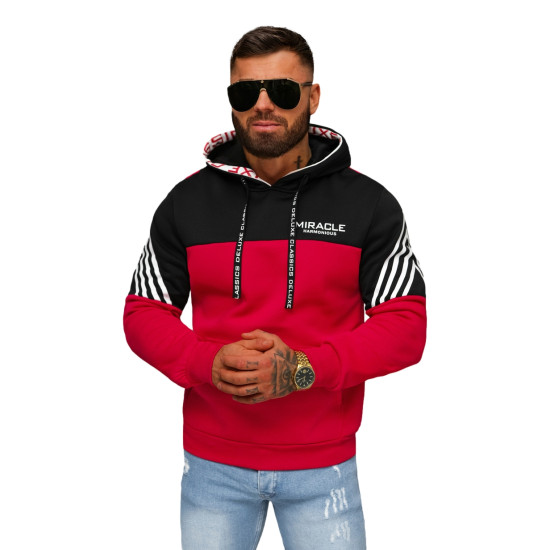 Czerwony sweter męski Miracle O/TT30505