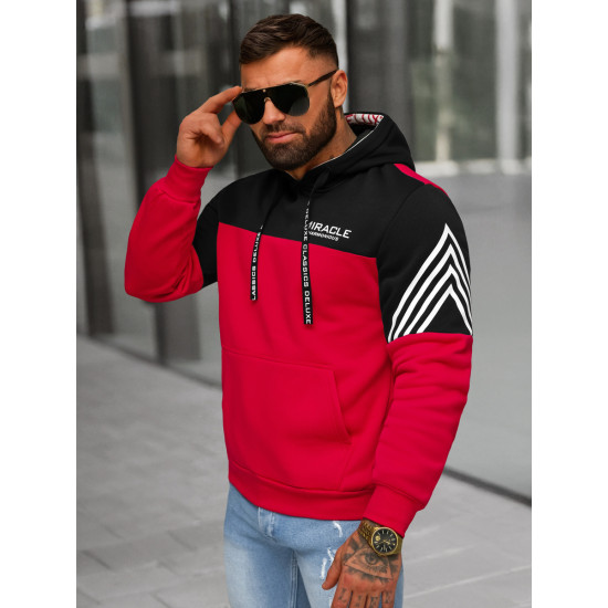 Czerwony sweter męski Miracle O/TT30505
