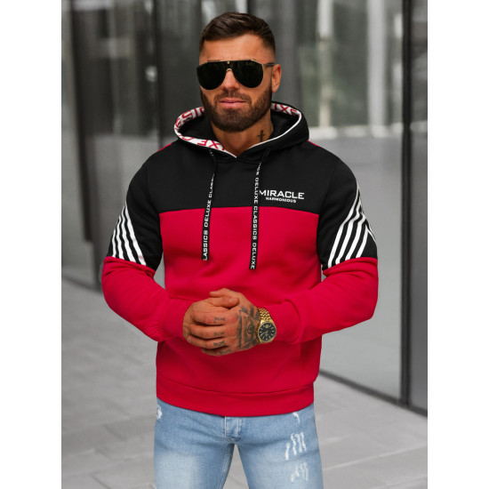 Czerwony sweter męski Miracle O/TT30505