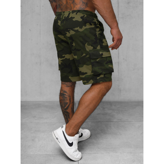 Vyriški žali kamufliažiniai šortai Army JS/8K282/29 - Akcija Vyriški žali kamufliažiniai šortai Army JS/8K282/29