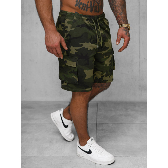 Vyriški žali kamufliažiniai šortai Army JS/8K282/29 - Akcija Vyriški žali kamufliažiniai šortai Army JS/8K282/29