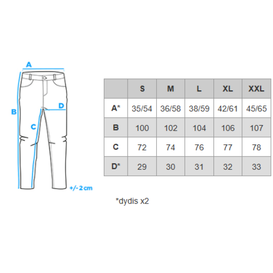 Unisex laisvalaikio tamsiai pilkos kelnės Argan V18 OU-PSBC-0100