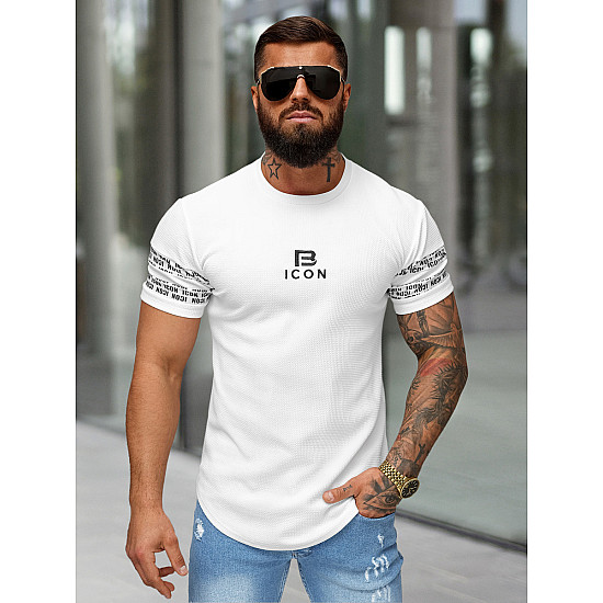 Men's white Bicon shirt O/B1213