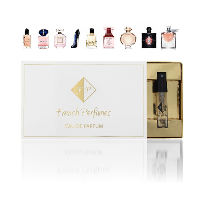 FP Specimen Set No2 TOP10 naisille FP for Women French Perfumes