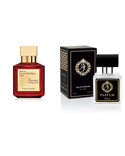 AJ Deluxe Nr751 kvepalai įkvėpti Kurkdjian - Baccarat Rouge 540 Extrait (UNISEX) 33 ml