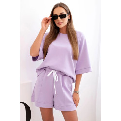 Moteriškas violetinės spalvos komplektas Nika