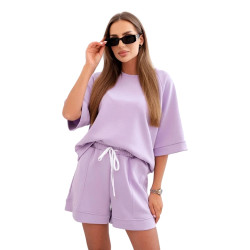 Moteriškas violetinės spalvos komplektas Nika
