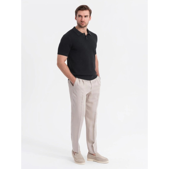 Vyriški juodos spalvos polo marškinėliai Swing V5 OM-POSS-0117