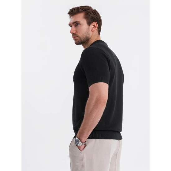 Vyriški juodos spalvos polo marškinėliai Swing V5 OM-POSS-0117