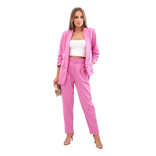 Elegantiškas moteriškas rožinės spalvos komplektas Silva 32188