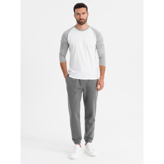 Unisex laisvalaikio tamsiai pilkos kelnės Argan V18 OU-PSBC-0100