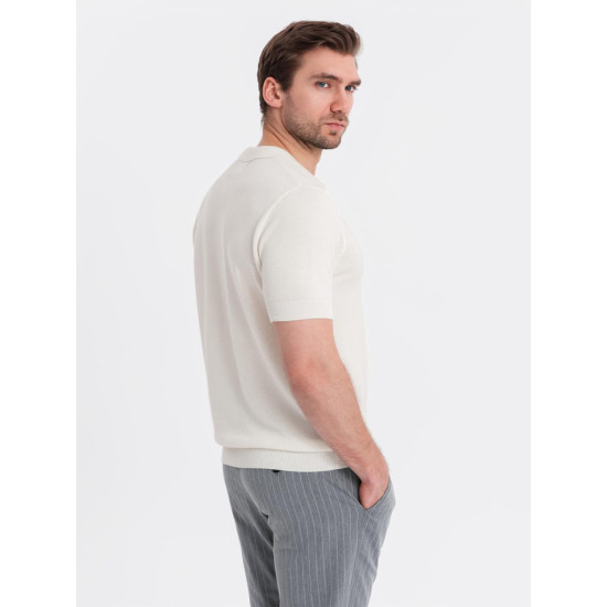 Vyriški baltos spalvos polo marškinėliai Swing V4 OM-POSS-0117 - Akcija Vyriški baltos spalvos polo marškinėliai Swing Marškinėliai