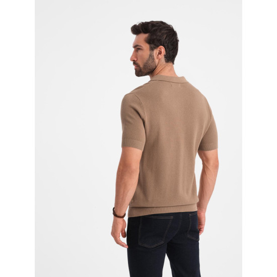 Vyriški rudos spalvos polo marškinėliai Swing V3 OM-POSS-0117