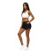 Women's black shorts Afra