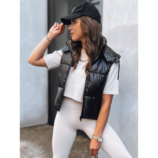 Juoda blizgi liemenė Osin TY3706