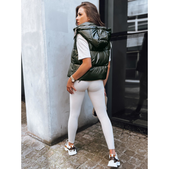 Žalia blizgi liemenė Osin TY3704 - Moterims Žalia blizgi liemenė Osin TY3704