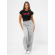 Moteriški juodi marškinėliai Cherry JS/R62744 - Marškinėliai Moteriški juodi marškinėliai Cherry JS/R62744