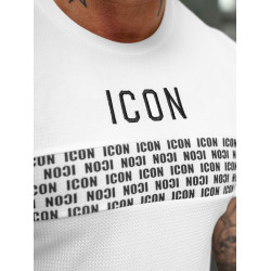Vyrški balti marškinėliai Icon2