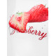 Moteriški balti marškinėliai Strawberry JS/R62639 - Marškinėliai Moteriški balti marškinėliai Strawberry JS/R62639
