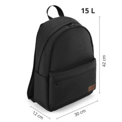Mokyklinė juoda kuprinė Student
