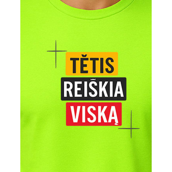 Neoonroheline T-särk Isa tähendab kõike PK4008 - Märkused meestele Neoonroheline T-särk Isa tähendab kõike PK4008