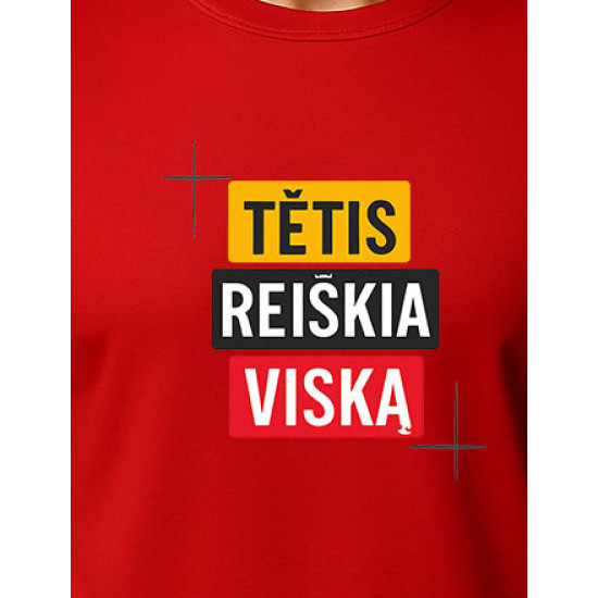 Punane T-särk Isa tähendab kõike PK4008 - Märkused meestele Punane T-särk Isa tähendab kõike PK4008