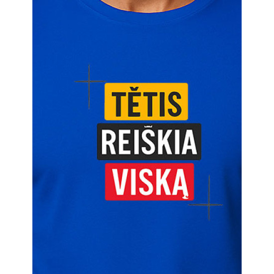 Sinine T-särk Isa tähendab kõike PK4008 - Märkused meestele Sinine T-särk Isa tähendab kõike PK4008