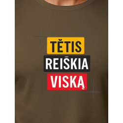 Chaki marškinėliai Tėtis reiškia viską