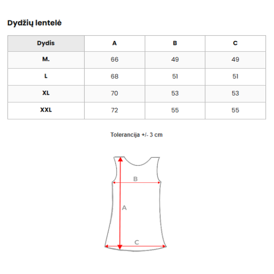 Baltos spalvos vyriški marškinėliai be rankovių Black JS/8B1712/1