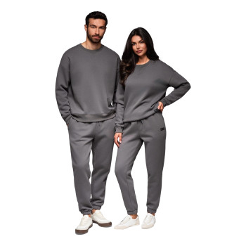 Unisex laisvalaikio kostiumas pilkos spalvos Couple