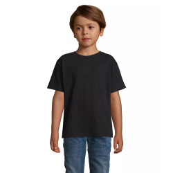 Vaikiški unisex juodos spalvos marškinėliai Kids
