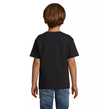 Vaikiški unisex juodos spalvos marškinėliai Kids