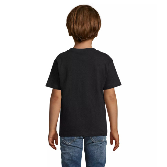 Vaikiški unisex juodos spalvos marškinėliai Kids KIDS11970 - Marškinėliai Vaikiški unisex juodos spalvos marškinėliai Kids KIDS11970
