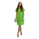 Green dress with pockets Safira 28185 - For women Green dress with pockets Safira 28185