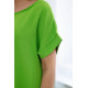 Green dress with pockets Safira 28185 - For women Green dress with pockets Safira 28185