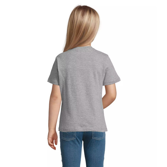 Vaikiški unisex pilkos spalvos marškinėliai Kids KIDS11970 - Marškinėliai Vaikiški unisex pilkos spalvos marškinėliai Kids KIDS11970