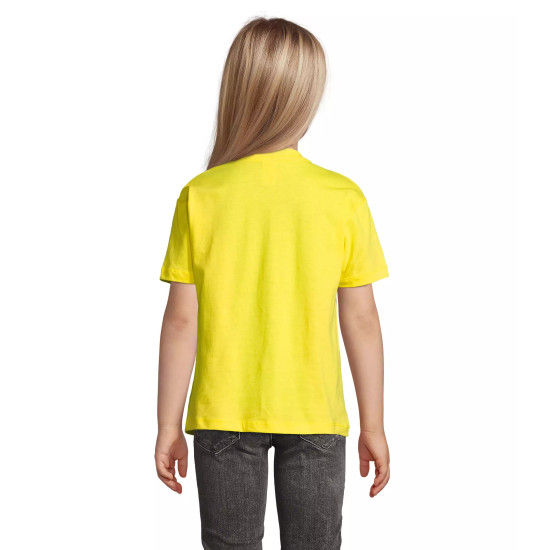 Vaikiški unisex šviesiai geltoni marškinėliai Kids KIDS11970 - Marškinėliai Vaikiški unisex šviesiai geltoni marškinėliai Kids KIDS11970