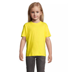 Vaikiški unisex šviesiai geltoni marškinėliai Kids