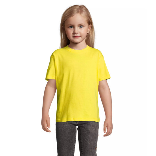 Vaikiški unisex šviesiai geltoni marškinėliai Kids KIDS11970 - Marškinėliai Vaikiški unisex šviesiai geltoni marškinėliai Kids KIDS11970