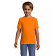 Vaikiški unisex oranžinės spalvos marškinėliai Kids