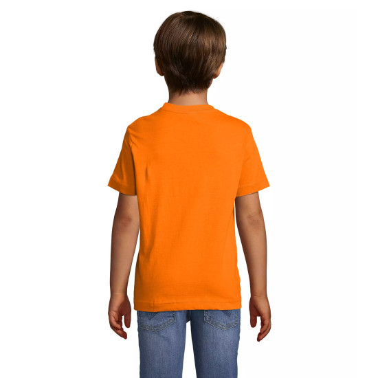 Vaikiški unisex oranžinės spalvos marškinėliai Kids KIDS11970 - Marškinėliai Vaikiški unisex oranžinės spalvos marškinėliai Kids KIDS11970