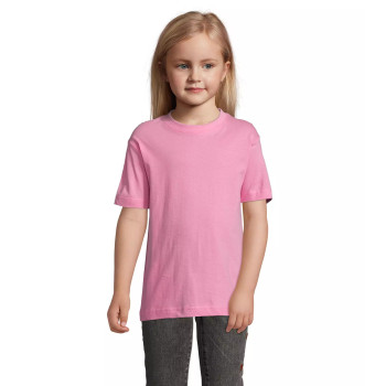 Vaikiški unisex rožinės spalvos marškinėliai Kids