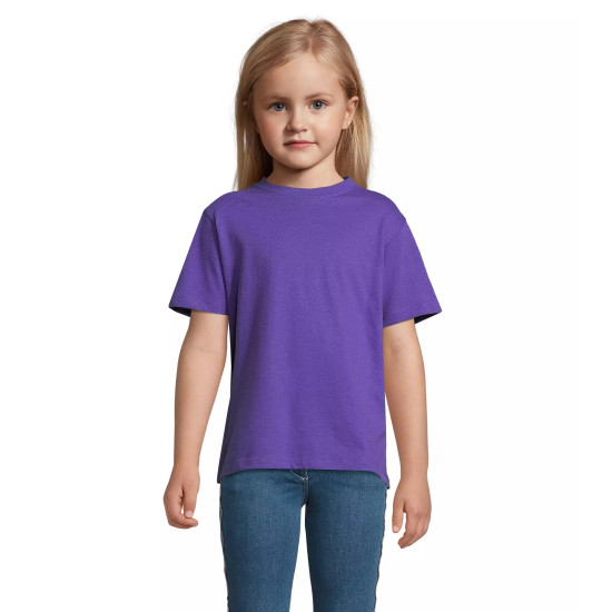Vaikiški unisex violetinės spalvos marškinėliai Kids KIDS11970 - Marškinėliai Vaikiški unisex violetinės spalvos marškinėliai Kids KIDS11970