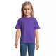 Vaikiški unisex violetinės spalvos marškinėliai Kids