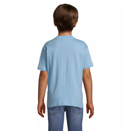 Vaikiški unisex šviesiai mėlyni marškinėliai Kids KIDS11970 - Marškinėliai Vaikiški unisex šviesiai mėlyni marškinėliai Kids KIDS11970