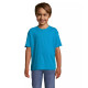 Vaikiški unisex mėlynos spalvos marškinėliai Kids KIDS11970 - Marškinėliai Vaikiški unisex mėlynos spalvos marškinėliai Kids KIDS11970