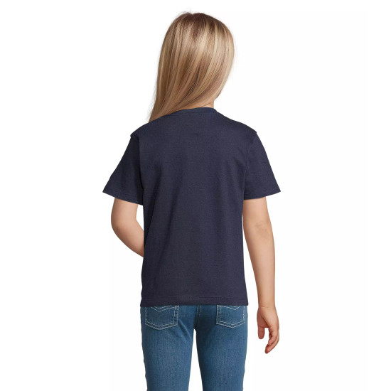 Vaikiški unisex tamsiai mėlynos spalvos marškinėliai Kids KIDS11970 - Marškinėliai Vaikiški unisex tamsiai mėlynos spalvos marškinėliai Kids KIDS11970