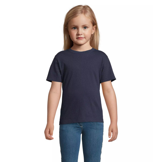 Vaikiški unisex tamsiai mėlynos spalvos marškinėliai Kids KIDS11970 - Marškinėliai Vaikiški unisex tamsiai mėlynos spalvos marškinėliai Kids KIDS11970