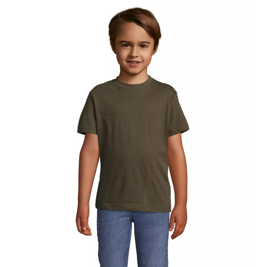 Vaikiški unisex chaki spalvos marškinėliai Kids KIDS11970 - Marškinėliai Vaikiški unisex chaki spalvos marškinėliai Kids KIDS11970