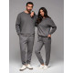 Unisex laisvalaikio tamsiai pilkos kelnės Argan V18 OU-PSBC-0100